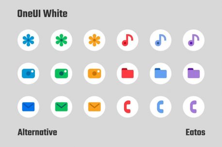 OneUI 3 White – Round Icon Pack 3.4 Apk for Android 4
