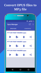 Voice & Audio Manager for WhatsApp , OPUS to MP3 (UNLOCKED) 5.0.4 Apk for Android 4