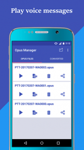 Voice & Audio Manager for WhatsApp , OPUS to MP3 (UNLOCKED) 5.0.4 Apk for Android 5