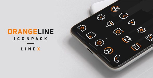 orangeline iconpack linex cover