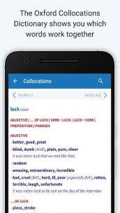 Oxford Collocations Dictionary 1.0.11 Apk for Android 2
