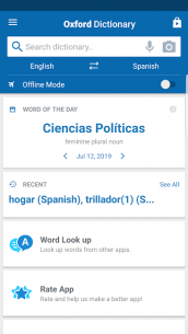 Oxford Spanish Dictionary (PREMIUM) 11.0.492 Apk for Android 5