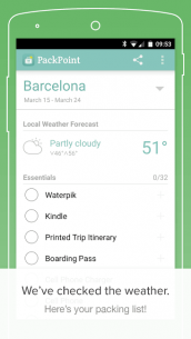 PackPoint Premium packing list 3.10.13 Apk for Android 3