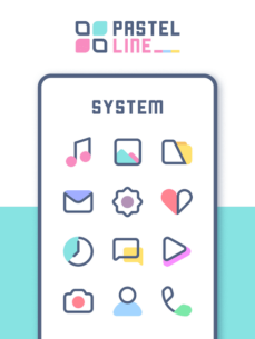 PastelLine IconPack 2.4 Apk for Android 2