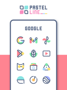 PastelLine IconPack 2.4 Apk for Android 3