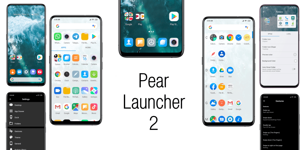pear launcher pro android cover