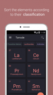 Periodic table Tamode Pro 1.0.1 Apk + Mod for Android 2