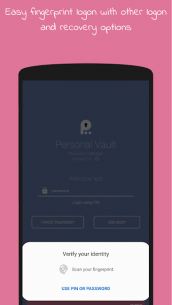 Personal Vault PRO – Password Manager 5.1 Apk for Android 1