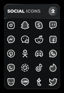PHANTOM WHITE: Two tone icons 2.0 Apk for Android 2