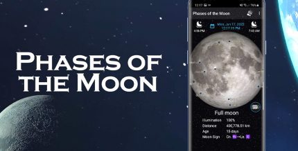 phases of the moon calendar cover