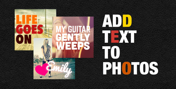 phonto pro text on photos cover