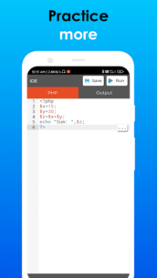 PHP Editor – Code and run PHP 1.0.9 Apk for Android 5