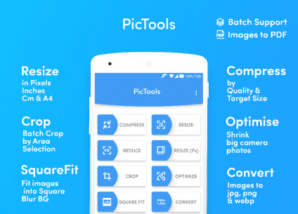 PicTools Batch crop resize compress crop multiple (PRO) 1.9.2 Apk for Android 1