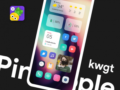 Pineapple KWGT 4.8 Apk for Android 1