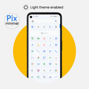 Pix – Minimal Black/White Icon Pack 8 Apk for Android 3