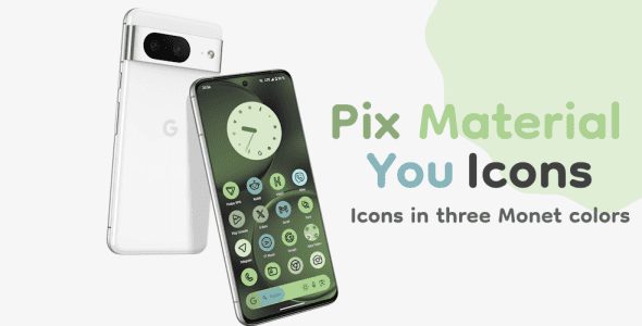 pix material you icon cover
