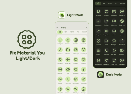 Pix Material You Light/Dark 3.6 Apk for Android 2