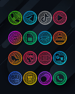 Pixel Net – Neon Icon Pack 2.1 Apk for Android 1