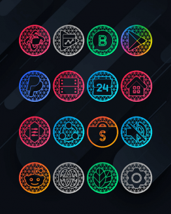 Pixel Net – Neon Icon Pack 2.1 Apk for Android 2