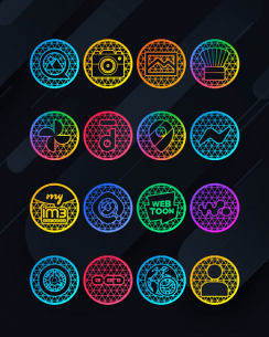 Pixel Net – Neon Icon Pack 2.1 Apk for Android 3