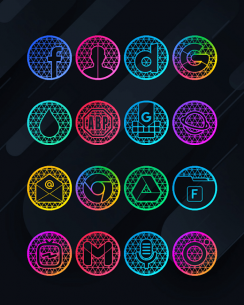 Pixel Net – Neon Icon Pack 2.1 Apk for Android 4