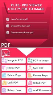 Plite : PDF Viewer, PDF Utility, PDF To Image 1.4 Apk for Android 1