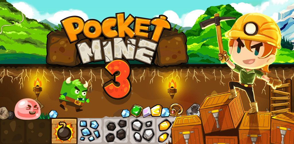 pocket mine 3 android games cover