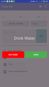 Poke Me – Water Drink Reminder 1.4 Apk for Android 2