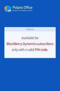 Polaris Office for BlackBerry 3.0.5 Apk for Android 1
