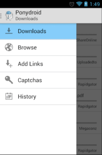 Ponydroid Download Manager 1.8.1 Apk for Android 4