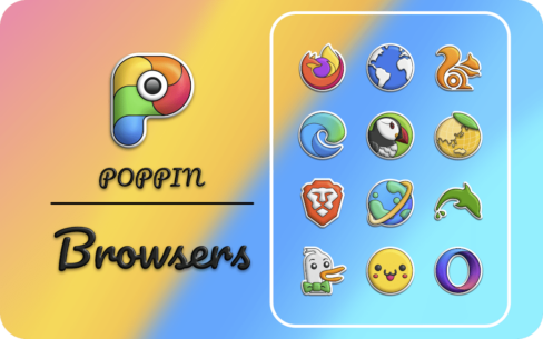 Poppin icon pack 2.6.3 Apk for Android 2