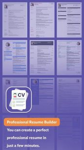 Professional Resume Builder – CV Resume Templates (PRO) 1.11 Apk for Android 1