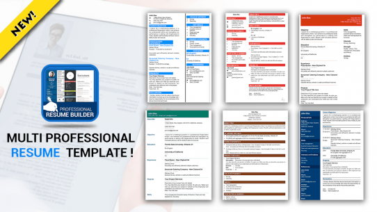 Professional Resume Maker & CV builder- PDF format (PRO) 1.0.9 Apk for Android 2