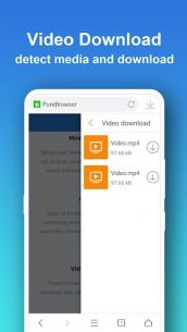 Pure Web Browser-Ad Blocker,Video Download,Private 2.0.5 Apk for Android 4