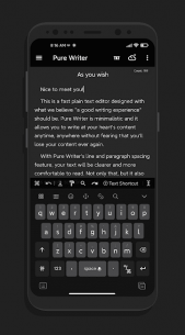 Pure Writer – Never Lose Content Editor & Markdown (PREMIUM) 7.2.2 Apk for Android 1