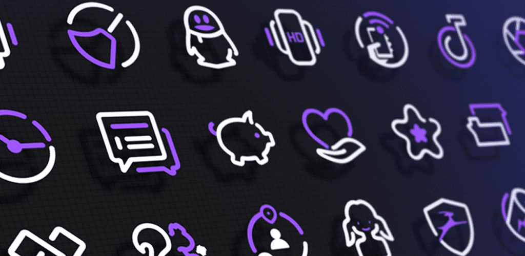 purpleline icon pack cover