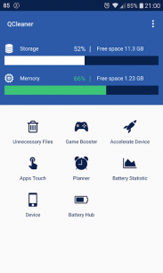 QCleaner Cleaner, Memory Unloader, Game Booster 1.0.109 Apk for Android 1