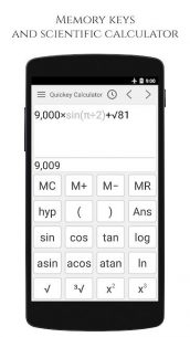 Quickey Calculator – Free app (PREMIUM) 2.09 Apk for Android 5