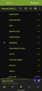 Radio: Record,Europa,Nashe,DFM 4.21.1 Apk for Android 1