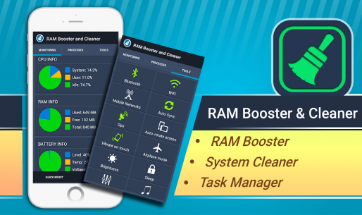 RAM Booster and Cleaner 1.1 Apk for Android 1