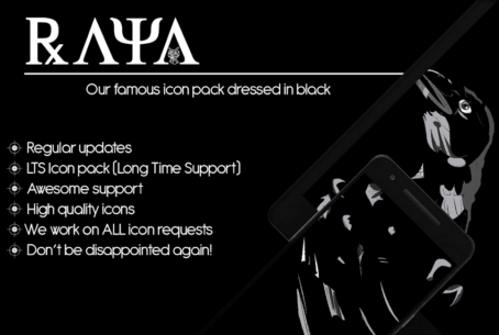 Raya Black Icon Pack 99.0 Apk for Android 1