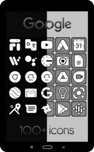 Raya Black Icon Pack 100.0 Apk for Android 2