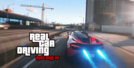 real car driving race city 3d cover