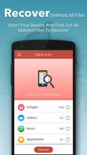 Recover Deleted All Files, Photos and Contacts 1.0 Apk for Android 2