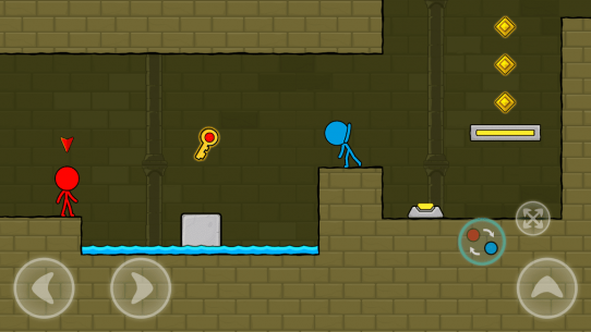Red and Blue Stickman : Animation Parkour 1.3.5 Apk + Mod for Android 2