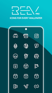 Reev Pro – White Outline Icons 4.6.3 Apk for Android 1