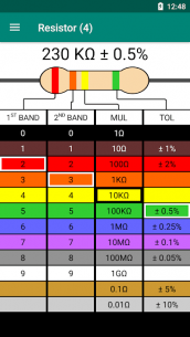 Resistor Color Code – Calculator (PRO) 1.1 Apk for Android 1