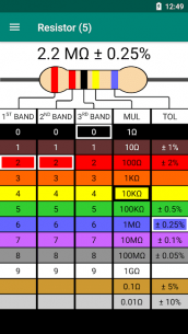 Resistor Color Code – Calculator (PRO) 1.1 Apk for Android 2