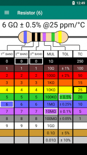 Resistor Color Code – Calculator (PRO) 1.1 Apk for Android 4