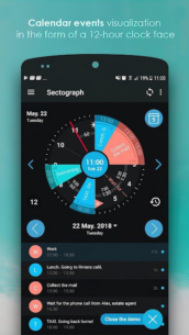 Sectograph. Day & Time planner (PRO) 5.27.3 Apk for Android 2